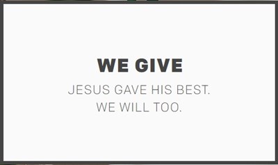 We Give